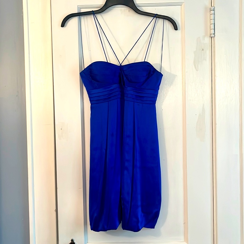 Aidan Mattox Electric Blue Dress